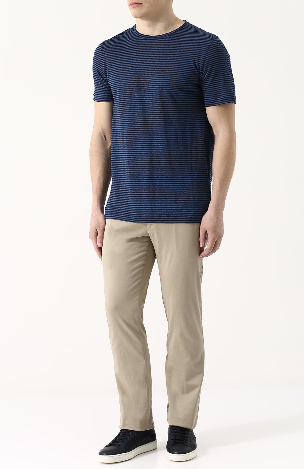 Хлопковые брюки  BERWICH, арт. SC/1/MX011X, фото 2