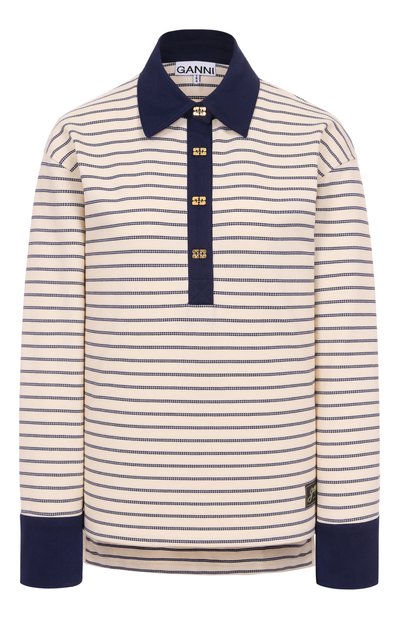 Женская хлопковое поло GANNI, арт. T4215