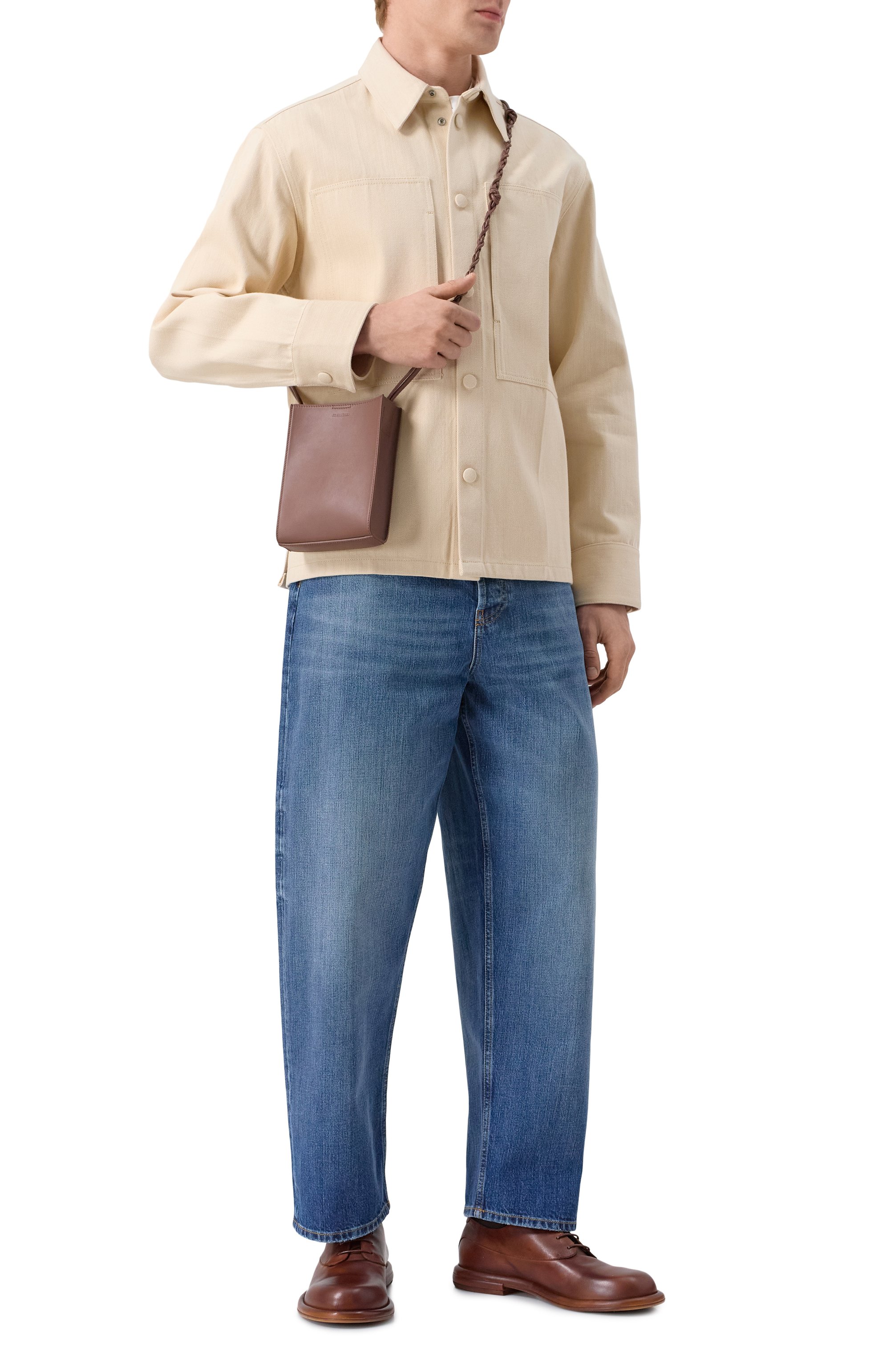 Хлопковая рубашка JIL SANDER, арт. J22DL0234/J45257, фото 2