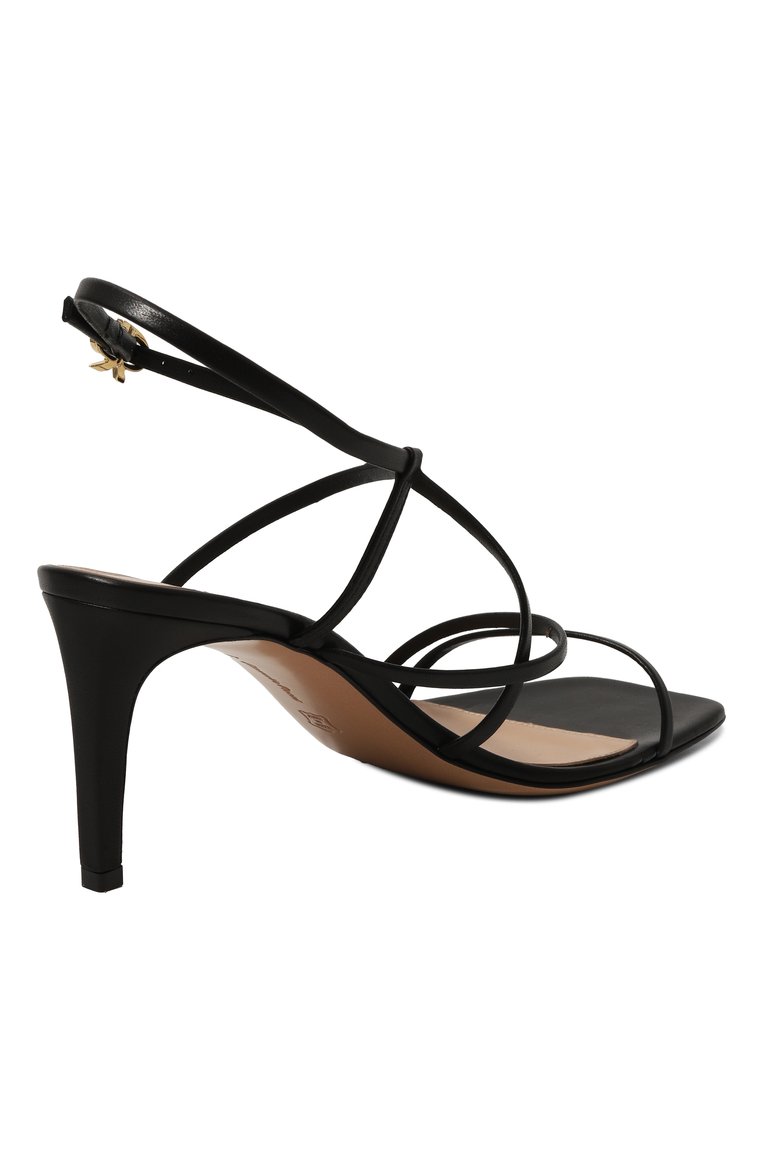 Женские кожаные босоножки manilla 70 GIANVITO ROSSI черного цвета, арт. G32063.70RIC.NAPNER0 | Фото 5 (Каблук тип: Шпилька; Материал внутренний: Натуральная кожа; Подошва: Плоская; Драгоценные камни: Проставлено; Материал сплава: Проставлено; Каблук высота: Высокий, Средний; Материал внешний: Натуральная кожа; толщина подошвы: 0,7; ширина носка стельки: 8,1, 8,6, 8,9, 8,8, 7,8)