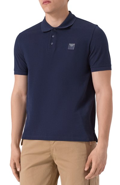 Хлопковое поло EMPORIO ARMANI, арт. EM000571/AF12336, фото 3