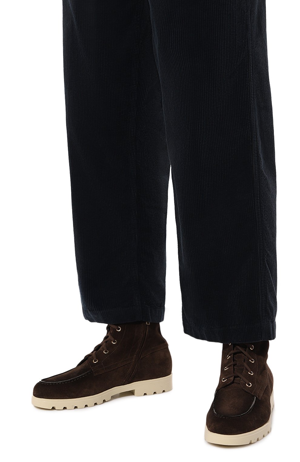 Замшевые ботинки SANTONI, арт. WTDG71045TIRSYVR, фото 3