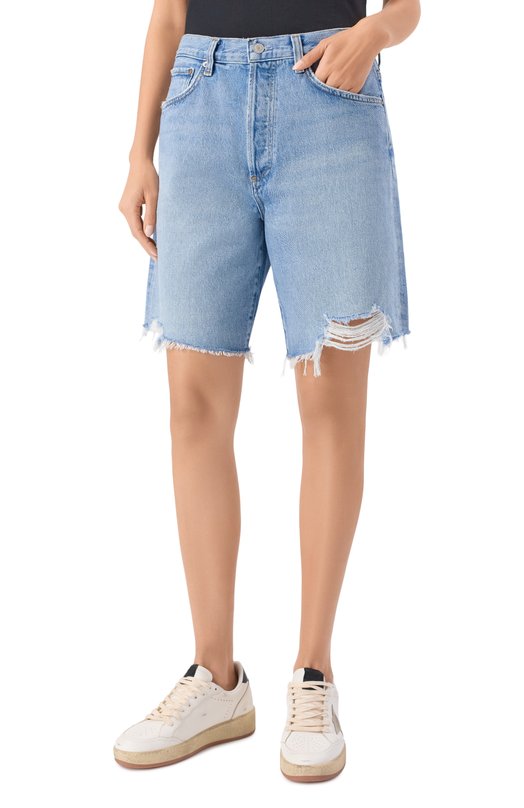 Джинсовые шорты Indra Agolde A2221206 Голубой  A2221206 Фото 3