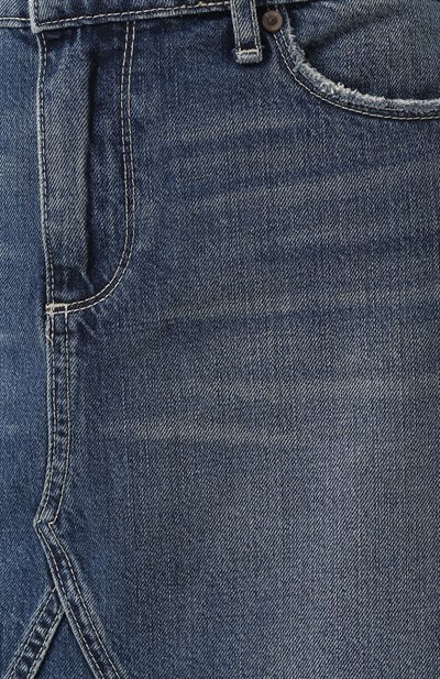 Джинсовая мини-юбка с потертостями PAIGE, арт. 3515673-4519, фото 5