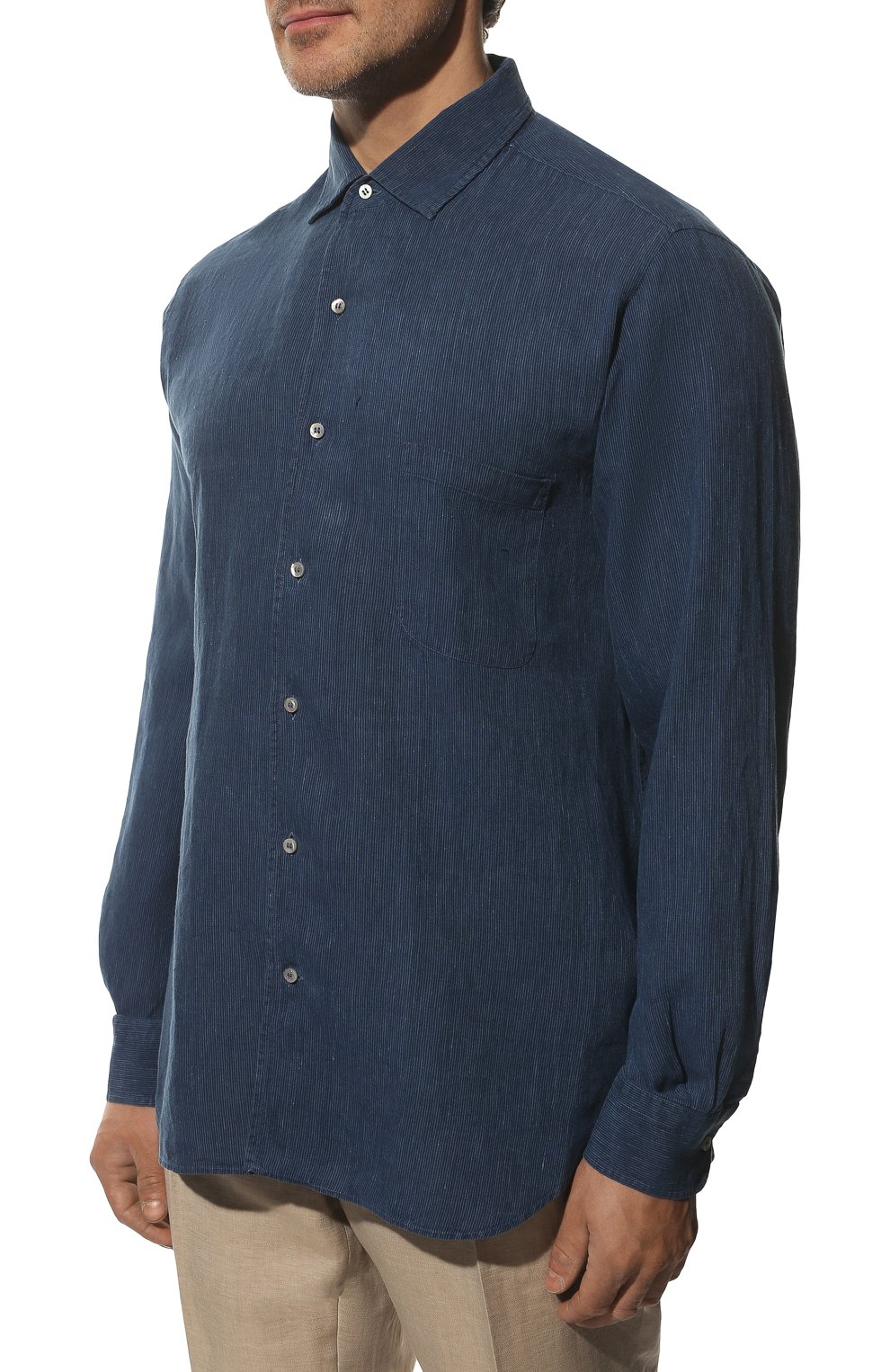 Льняная рубашка LORO PIANA, арт. FAM1826, фото 3