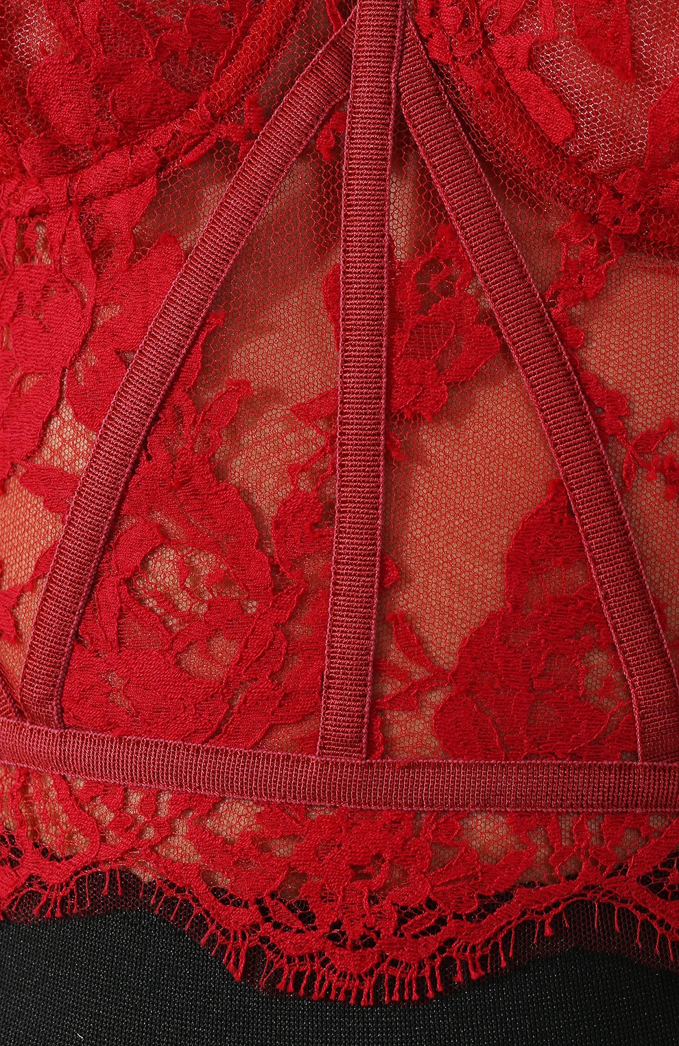 Кружевной топ-бюстье DOLCE & GABBANA, арт. F72X4T/HLMQJ, фото 5
