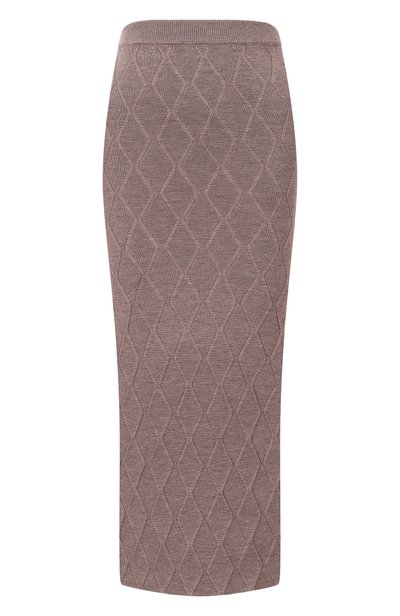 Женская шерстяная юбка YUZEFI, арт. SARA-STRAIGHT MIDI SKIRT