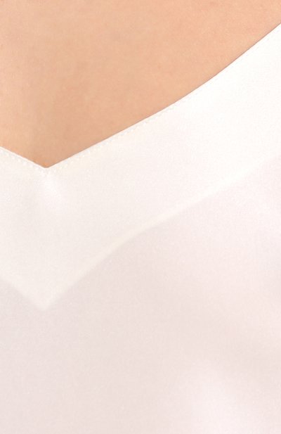 Шелковый топ LUNA DI SETA белого цвета по цене 17860 руб., арт. VLST08005, фото 5 Шелковый топ LUNA DI SETA, арт. VLST08005, фото 5