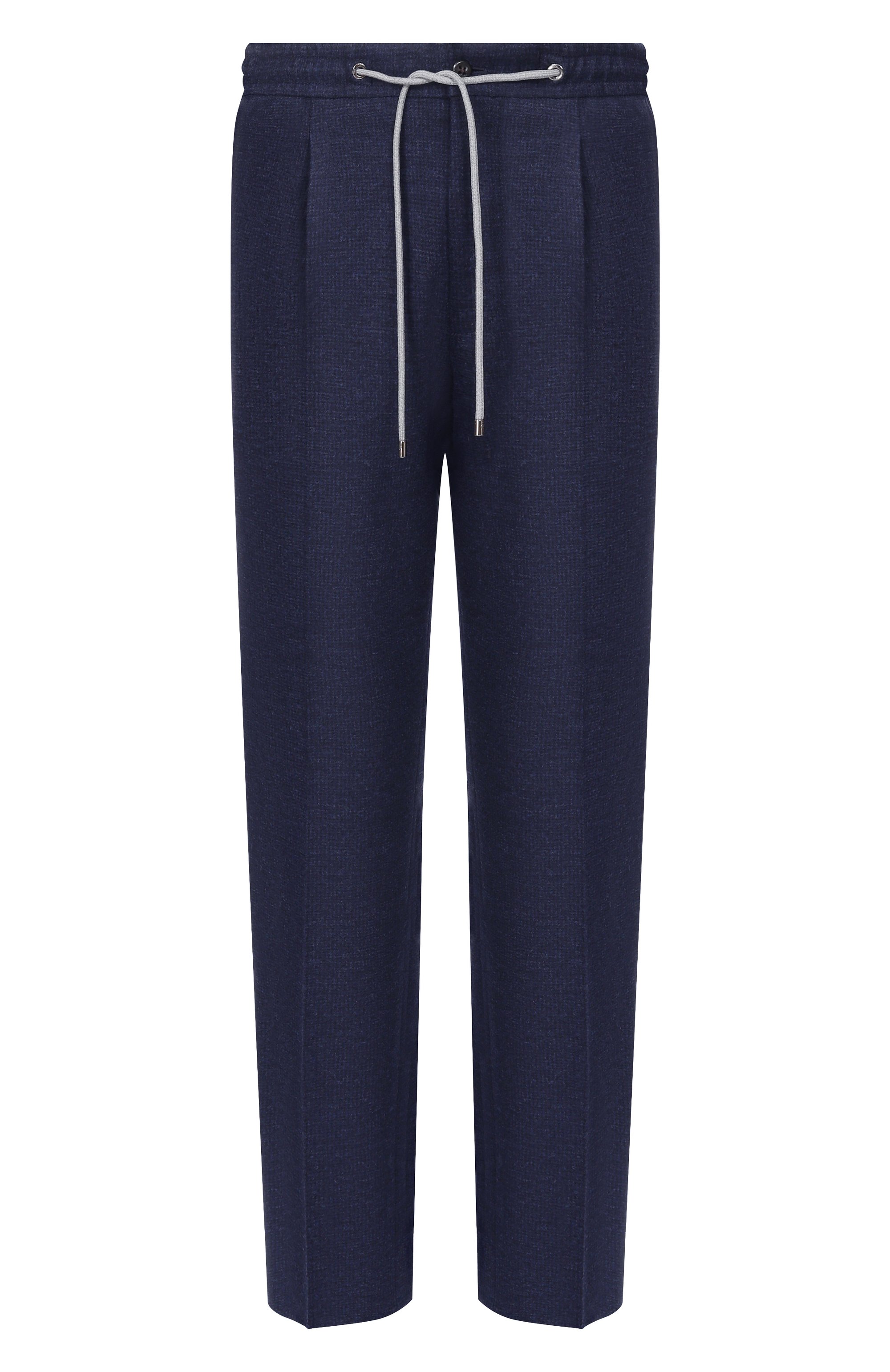 Шерстяные брюки CORNELIANI темно-синего цвета по цене 78500 руб., арт. 284L19/2A17800, фото 1 Шерстяные брюки CORNELIANI, арт. 284L19/2A17800, фото 1