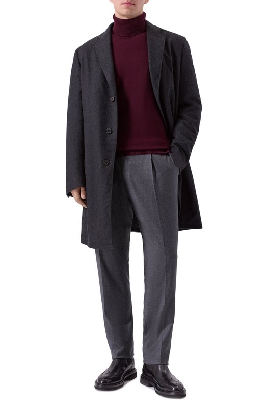 Водолазка из шерсти и кашемира Daniele Fiesoli DF 0033 Бордовый  DF 0033 Фото 2