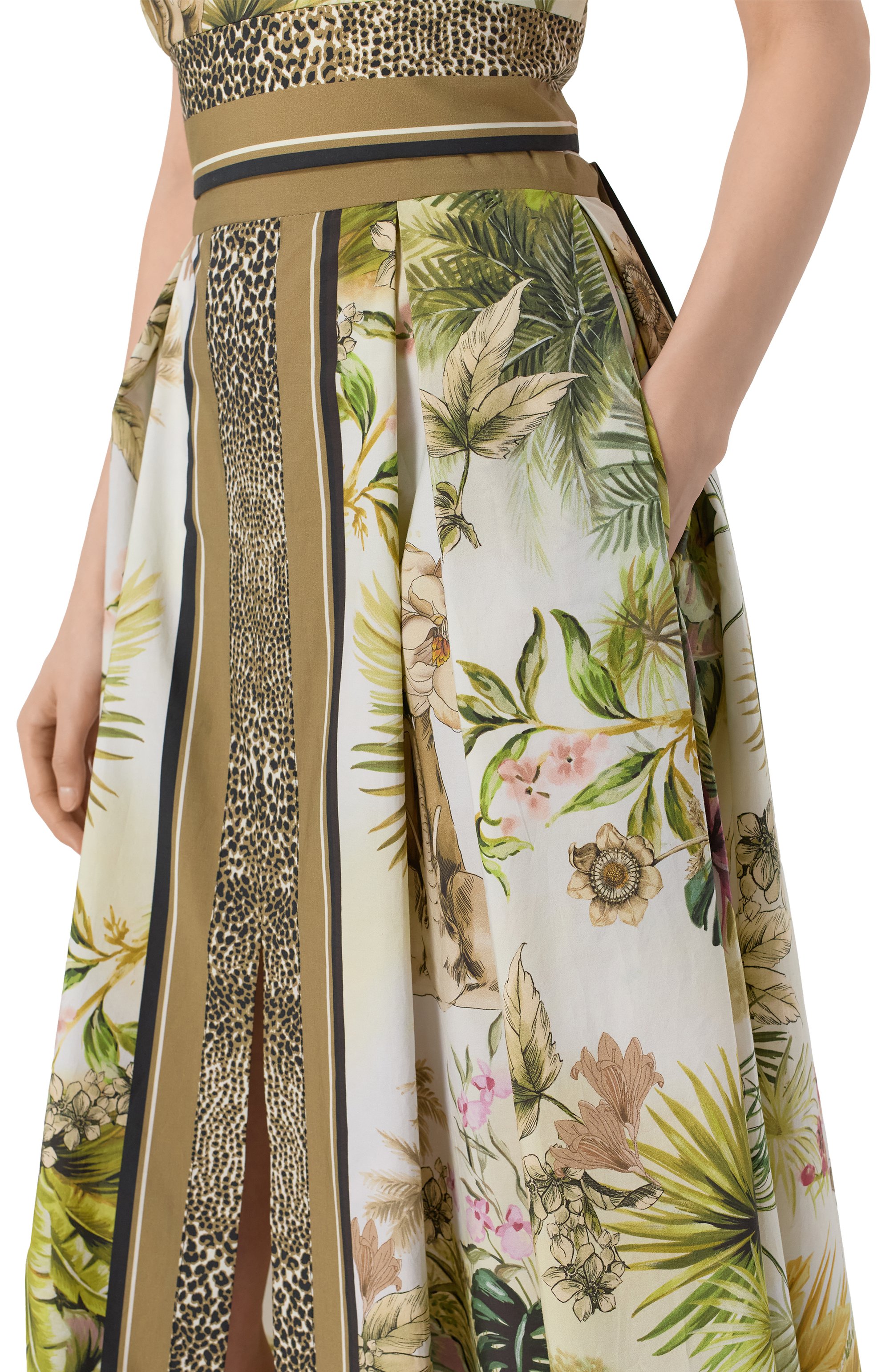 Хлопковая юбка ELIE SAAB, арт. SK175PS25, фото 5