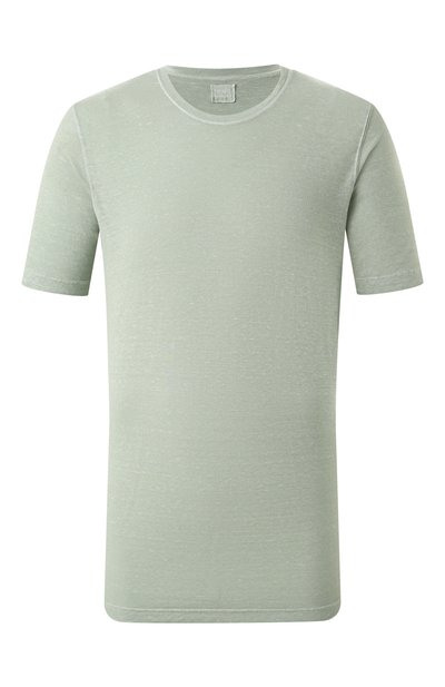 Мужская футболка из хлопка и льна 120% LINO, арт. 32ALIM7186/G308/S01