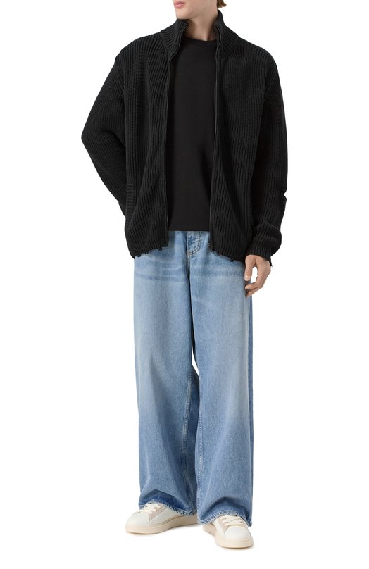 Хлопковая футболка Comme des Fuckdown CFABM01851 Чёрный  CFABM01851 Фото 2