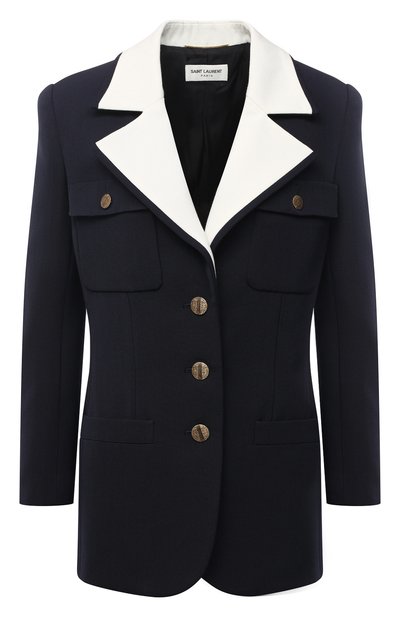 Шерстяной жакет SAINT LAURENT, арт. 636875/Y806V, фото 1