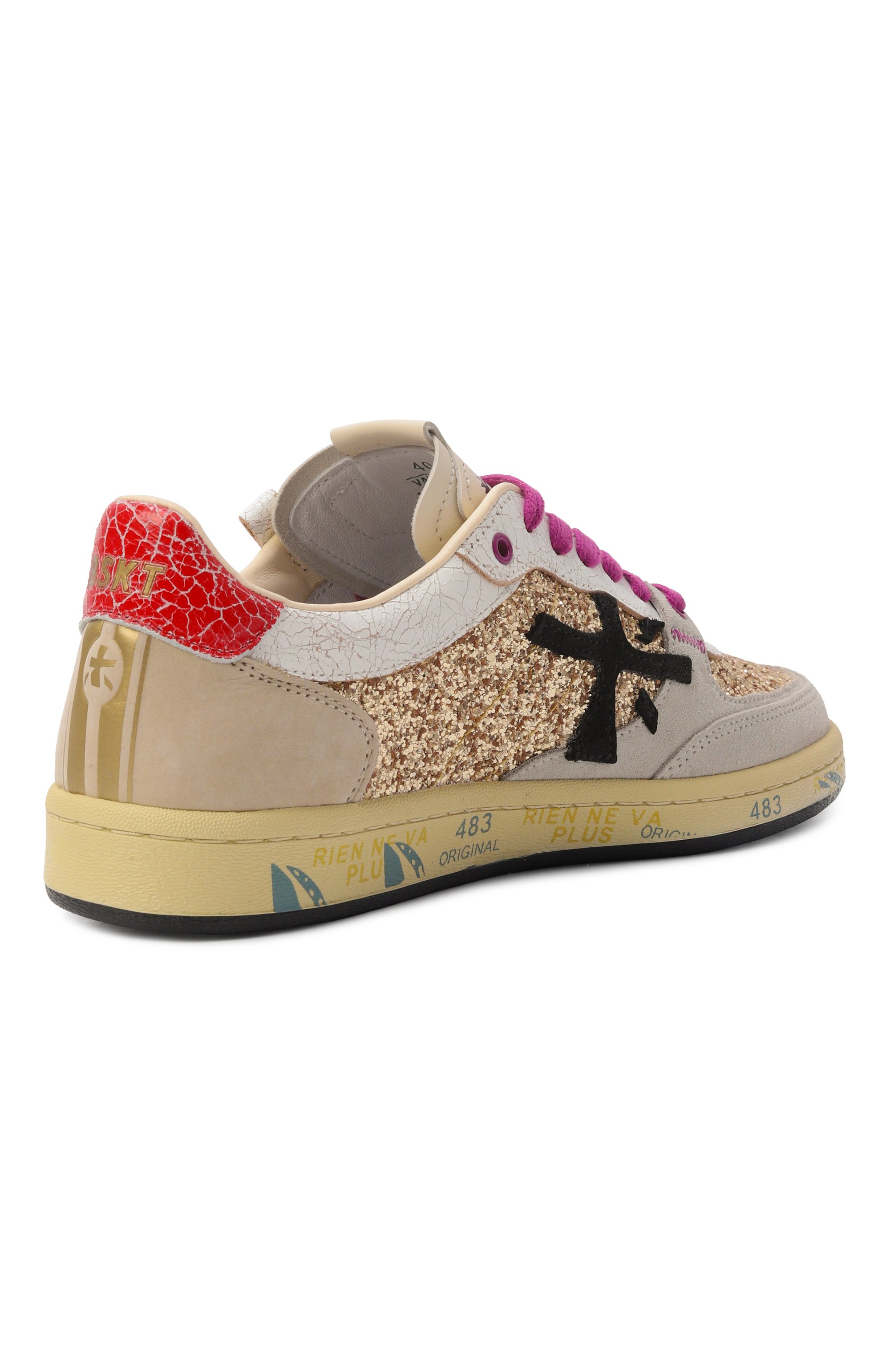 Комбинированные кеды bskt clay-d PREMIATA, арт. BSKTCLAD/VAR 8166, фото 5