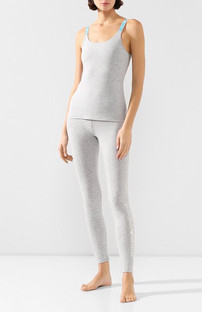 Хлопковая майка EMPORIO ARMANI, арт. 164303/0P317, фото 2