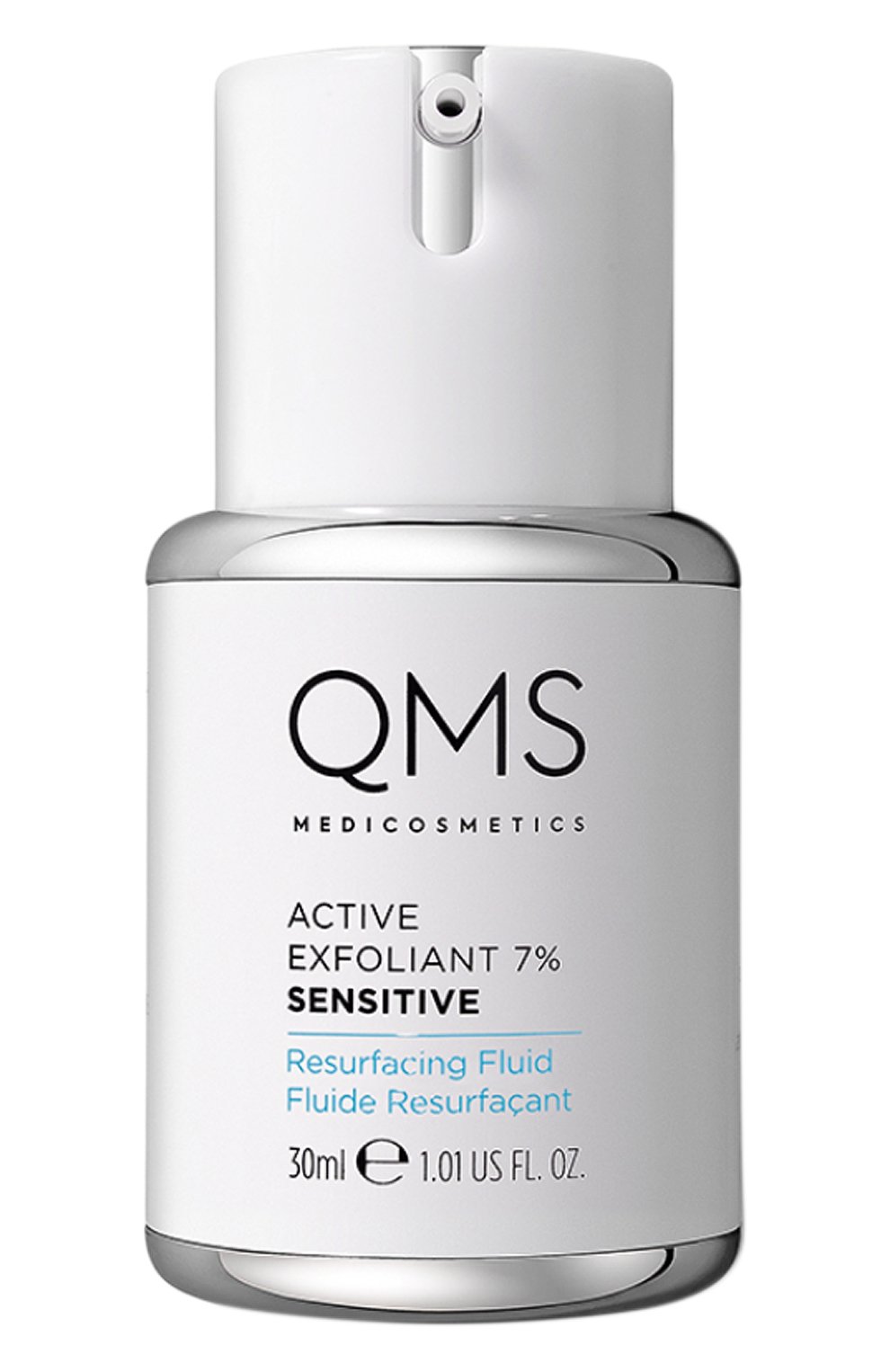 Высокоэффективная сыворотка-эксфолиант 7% (30ml) QMS MEDICOSMETICS бесцветного цвета по цене 37500 руб., арт. 1010100, фото 1 Высокоэффективная сыворотка-эксфолиант 7% (30ml) QMS MEDICOSMETICS, арт. 1010100, фото 1