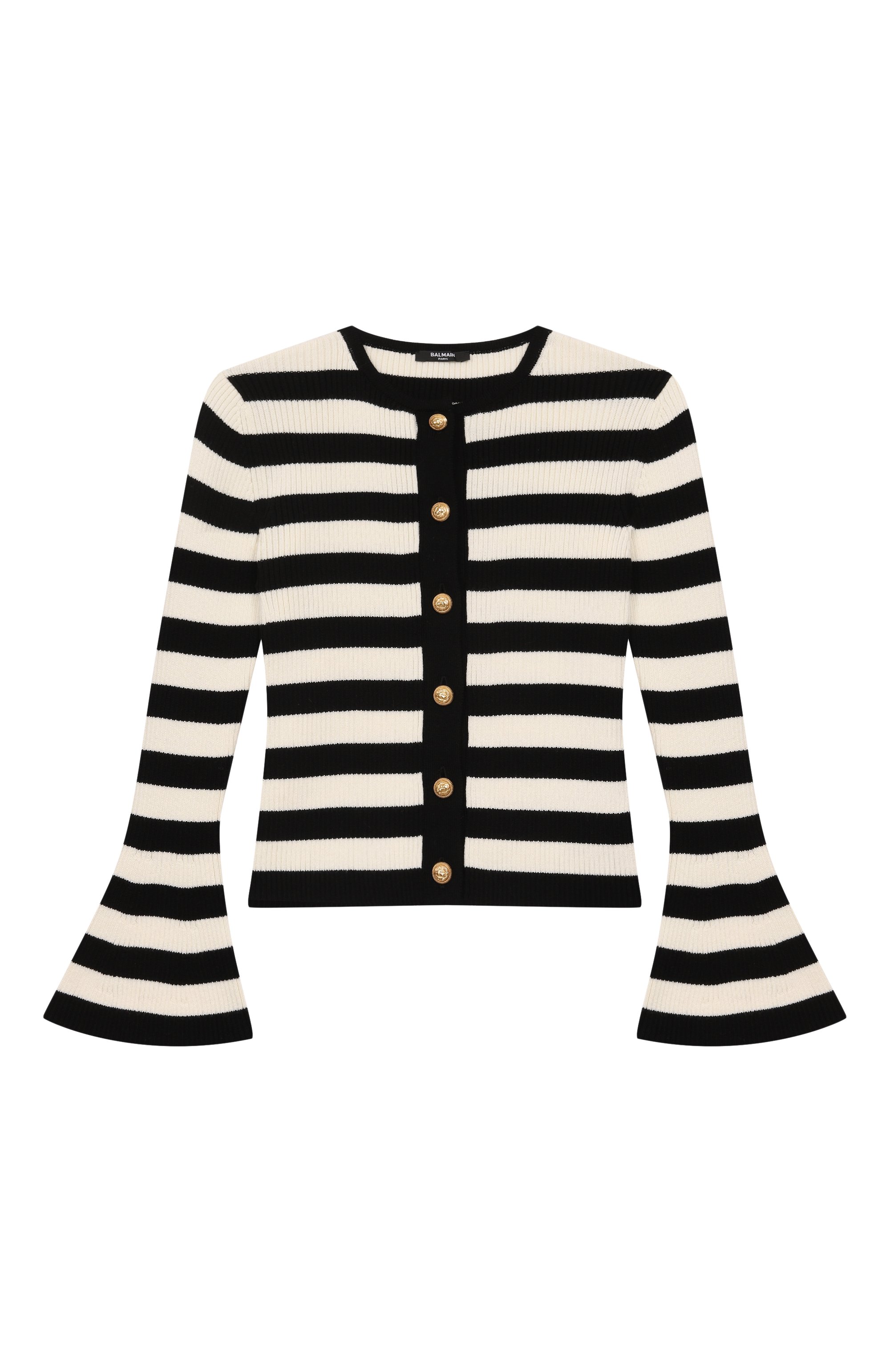 Кардиган из шерсти и хлопка BALMAIN, арт. BX9A30, фото 1