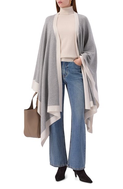 Накидка из шерсти и кашемира LORENA ANTONIAZZI, арт. MM01A/2834, фото 2