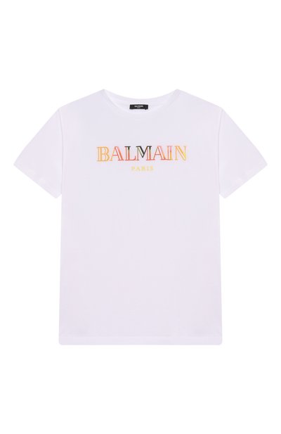 Хлопковая футболка BALMAIN, арт. BW8Q41