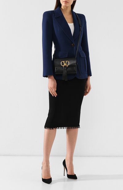 Сумка vring VALENTINO черного цвета по цене 225000 руб., арт. SW2B0E04/NKL, фото 2 Сумка vring VALENTINO, арт. SW2B0E04/NKL, фото 2