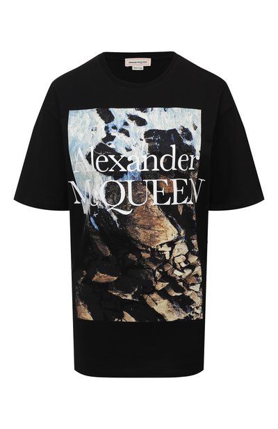 Хлопковая футболка ALEXANDER MCQUEEN, арт. 634192/QZABY, фото 1