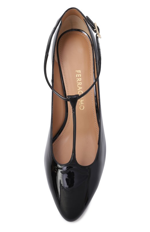 Лакированные туфли Tania 40 Ferragamo 01K259/784 Чёрный  01K259/784 Фото 6