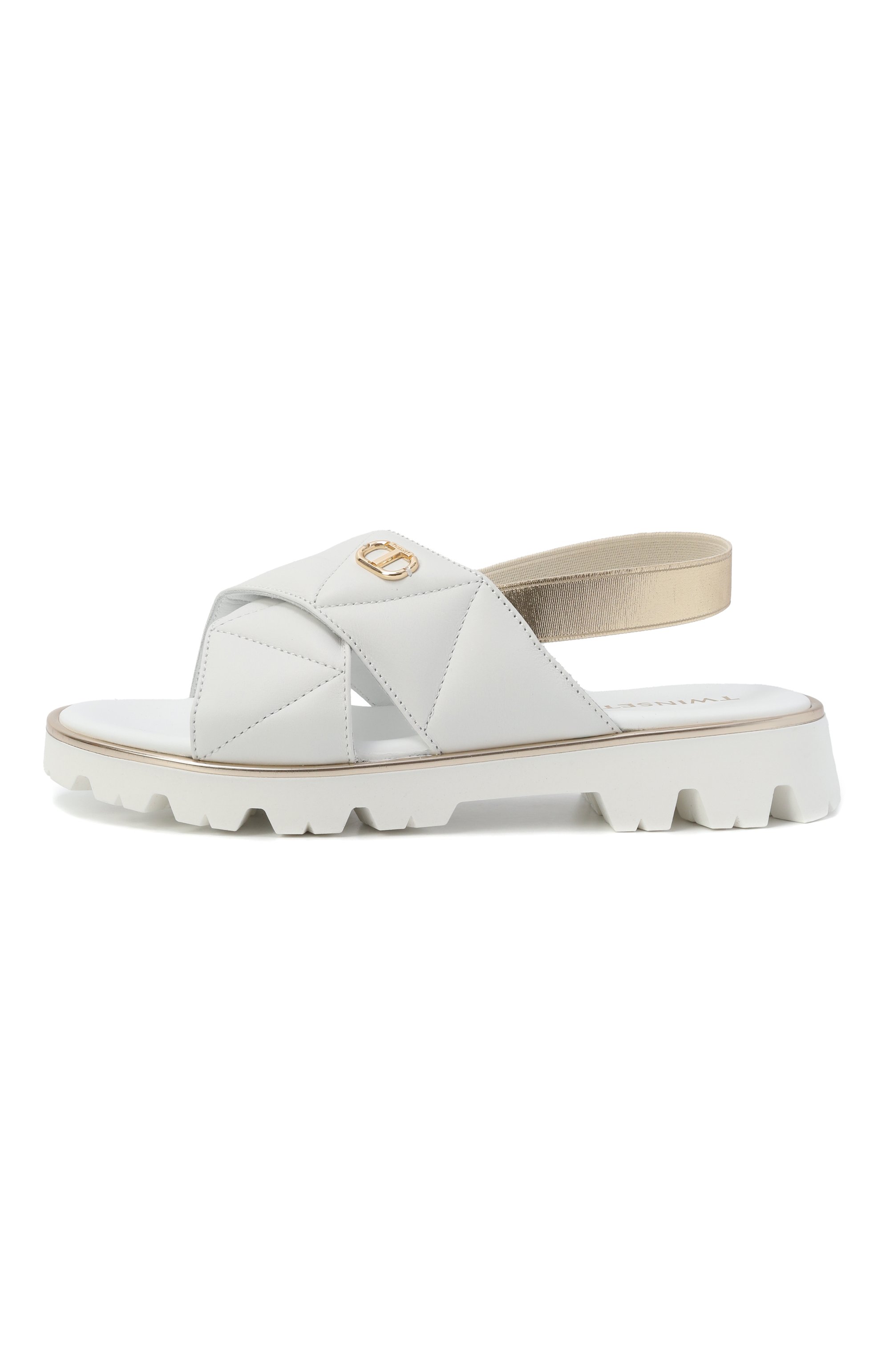 Кожаные сандалии TWINSET, арт. 251GCJ044/35-40, фото 2