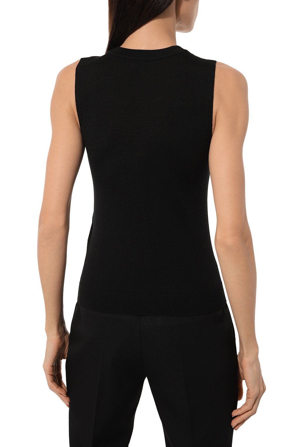 Топ из лиоцелла и шерсти SAINT LAURENT, арт. 774404/Y75YW, фото 4