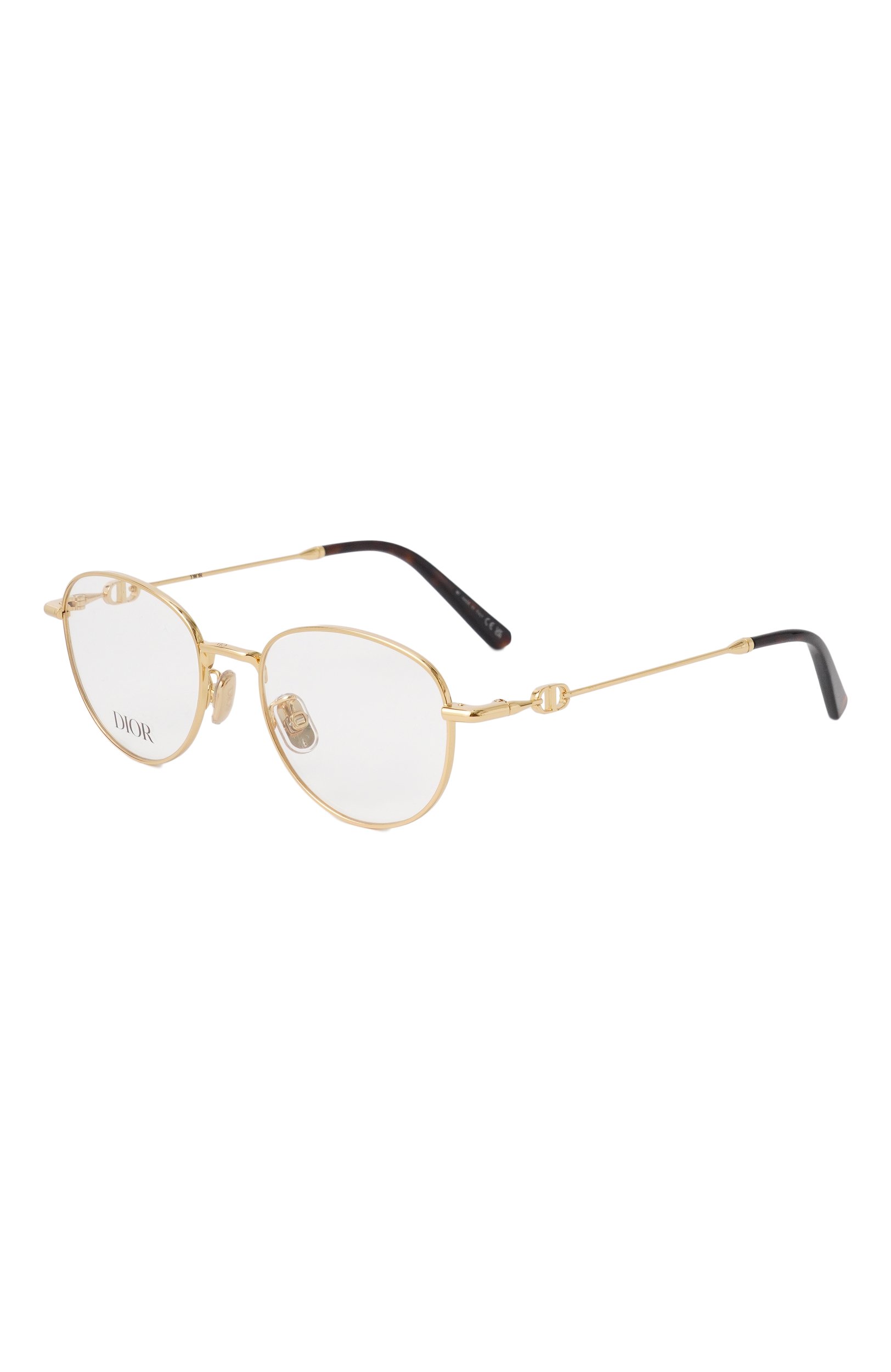 Оправа DIOR EYEWEAR золотого цвета по цене 63000 руб., арт. PETIT CD0 R2U B000, фото 1 Оправа DIOR EYEWEAR, арт. PETIT CD0 R2U B000, фото 1