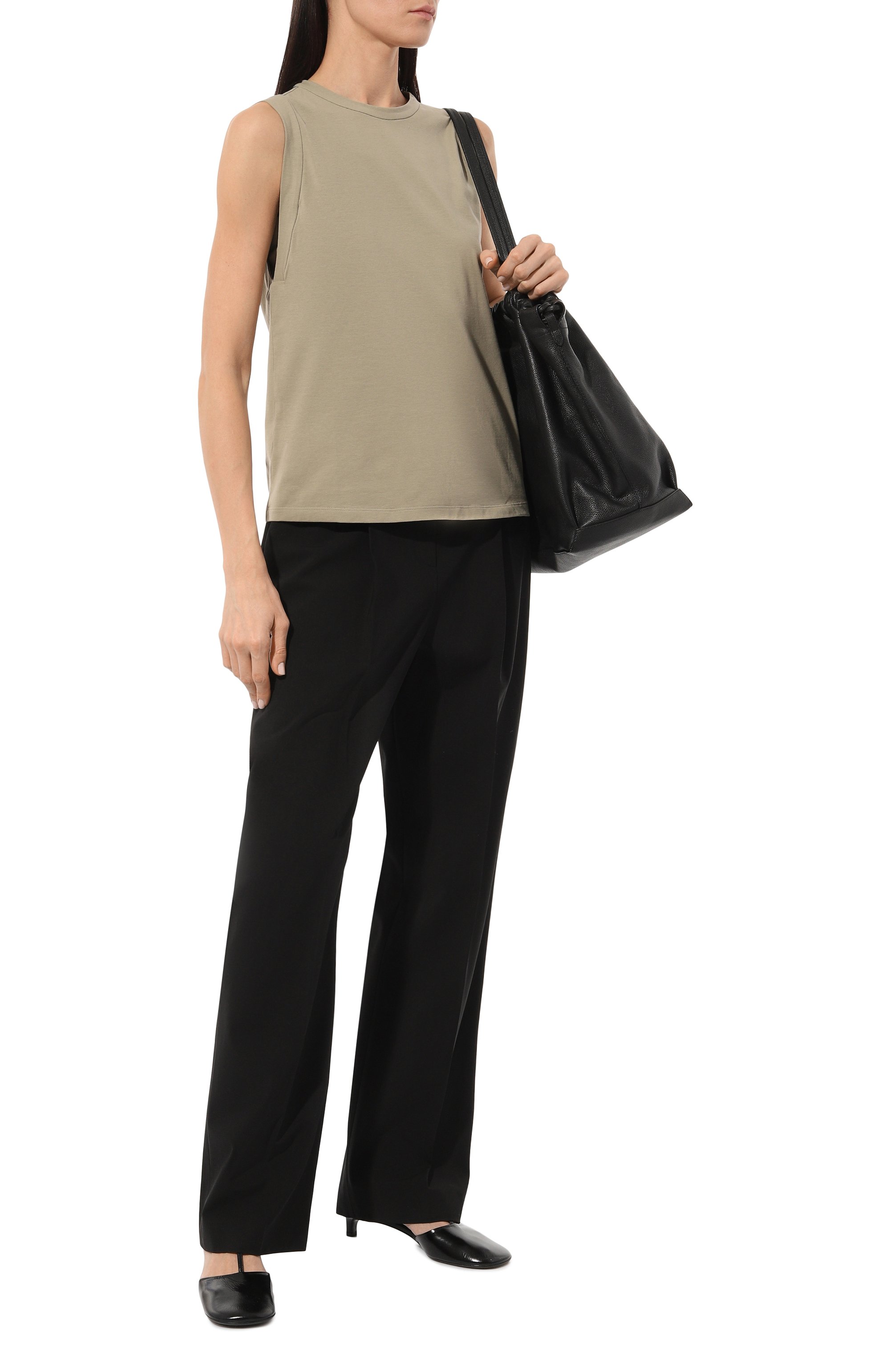 Хлопковая майка BRUNELLO CUCINELLI, арт. M0T1802B17, фото 2