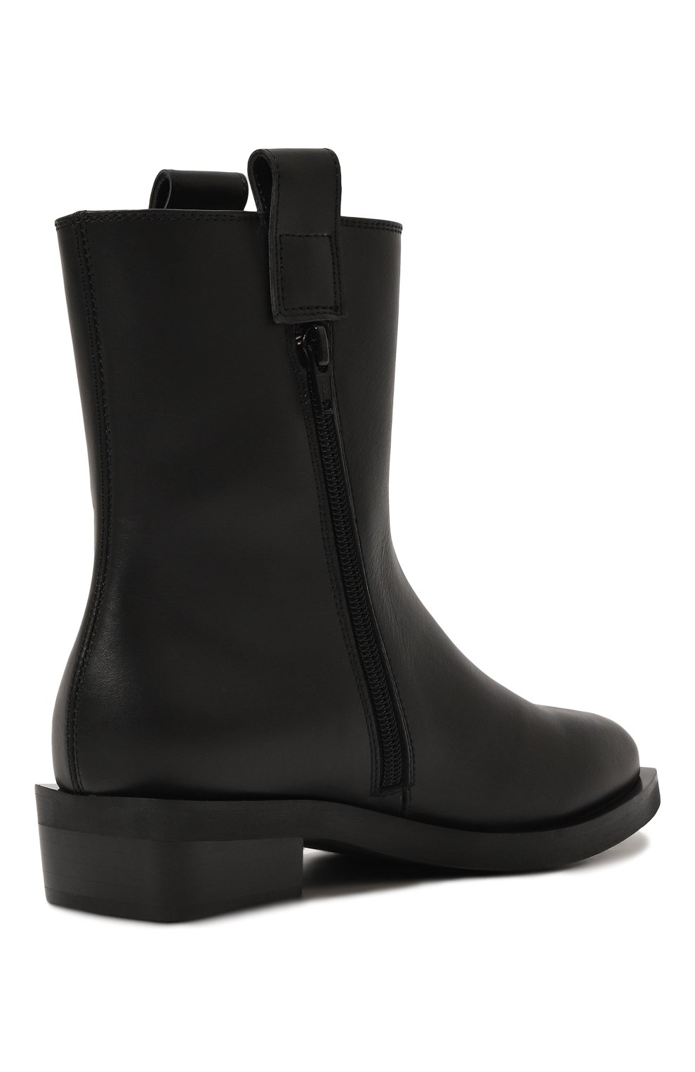 Кожаные ботинки N21 черного цвета по цене 36900 руб., арт. 75297/36-41, фото 3 Кожаные ботинки N21, арт. 75297/36-41, фото 3
