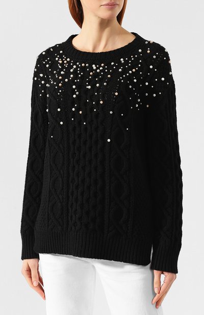 Пуловер из смеси шерсти и вискозы REDVALENTINO, арт. RR3KCA16/GTD, фото 3