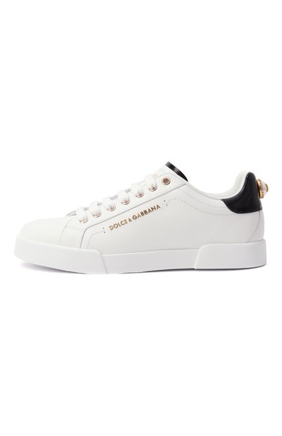 Кожаные кеды portofino DOLCE & GABBANA, арт. CK2329/AH506, фото 4