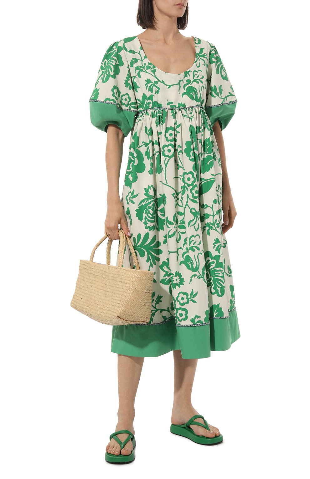 Хлопковое платье LOOM BY RODINA, арт. LBR-DRGRGA, фото 2