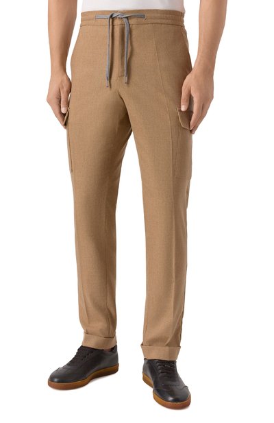 Брюки-карго из шерсти и кашемира MARCO PESCAROLO, арт. T0R/5229, фото 3