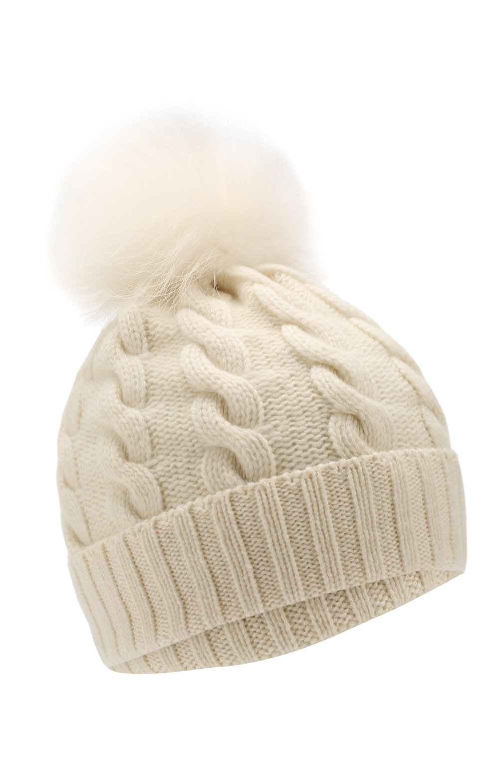 Кашемировая шапка с меховым помпоном KASHJA` CASHMERE, арт. 134/PEL, фото 1