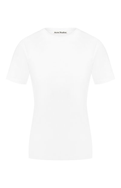 Женская хлопковая футболка ACNE STUDIOS, арт. 15E166