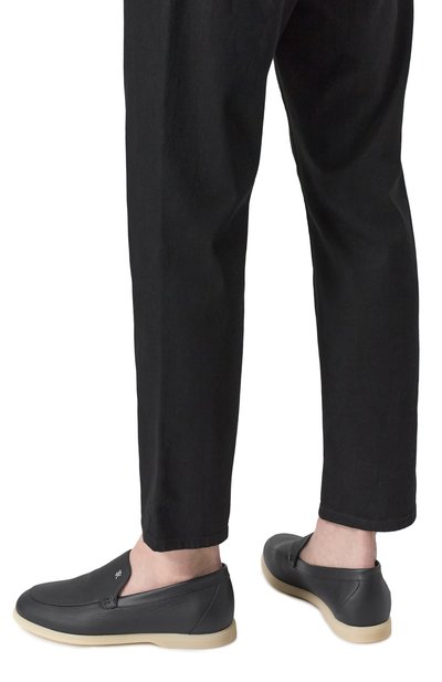 Кожаные лоферы STEFANO RICCI черного цвета по цене 130000 руб., арт. UC64_G2344/MRWY, фото 3 Кожаные лоферы STEFANO RICCI, арт. UC64_G2344/MRWY, фото 3