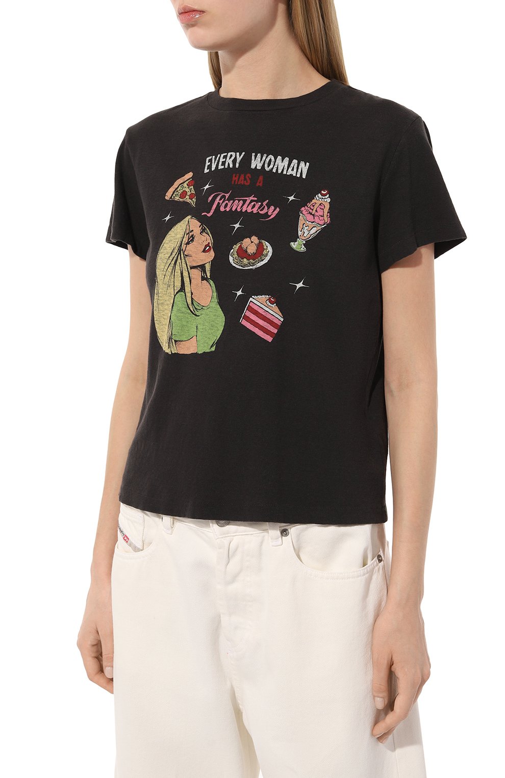 Хлопковая футболка RE/DONE, арт. 024-02WCGT289, фото 3