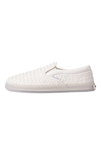 Кожаные слипоны serena BOTTEGA VENETA белого цвета по цене 131000 руб., арт. 876113/V6VE0_001, фото 3 Кожаные слипоны serena BOTTEGA VENETA, арт. 876113/V6VE0_001, фото 3