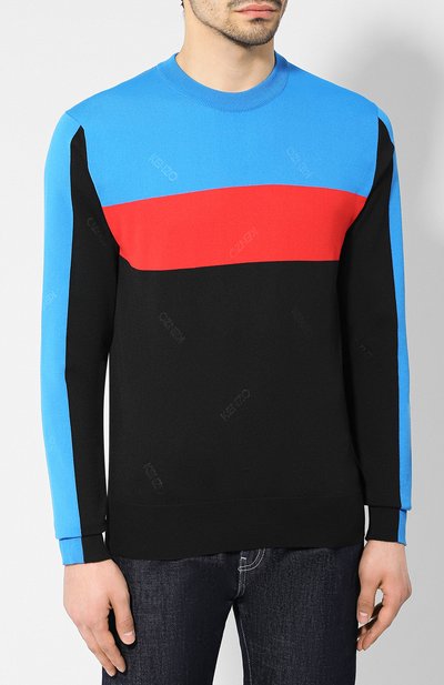 Хлопковый джемпер KENZO, арт. 5PU2313CD, фото 3