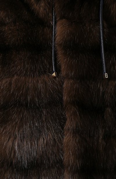 Шуба из меха со боля VALENTINO, арт. SF3FB5763AF, фото 5