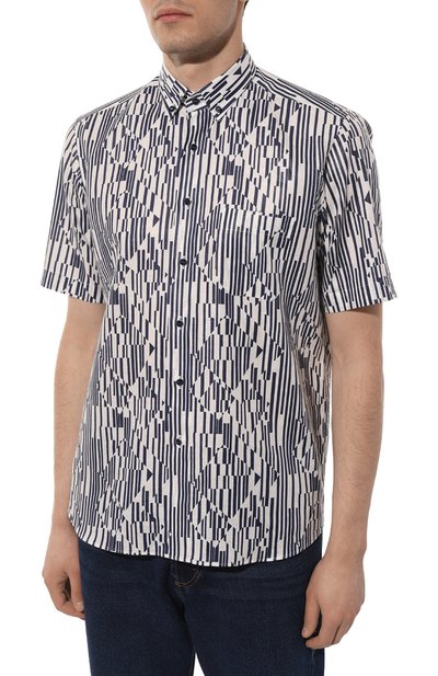 Льняная рубашка ZILLI, арт. MFZ-3192-8526/0002, фото 3