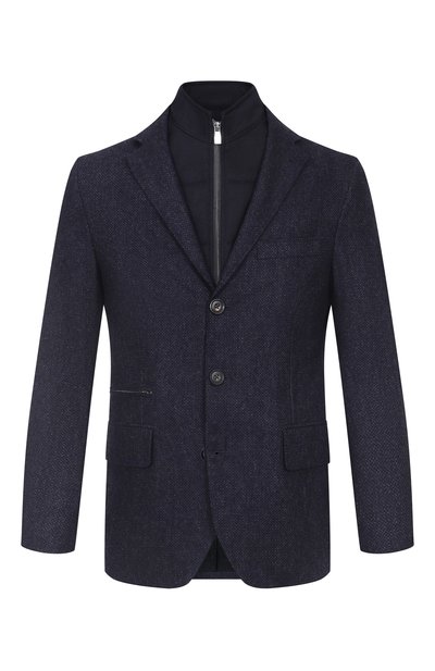 Мужской пиджак из шерсти и кашемира CORNELIANI, арт. 266557-2618385