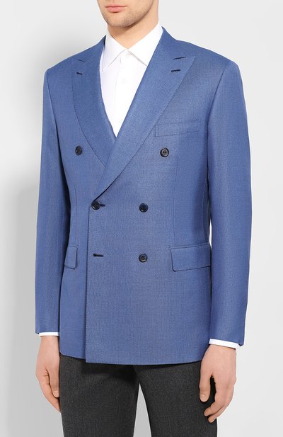 Пиджак из шерсти и шелка BRIONI, арт. RG0K00/P9A8S/LIPARI, фото 3