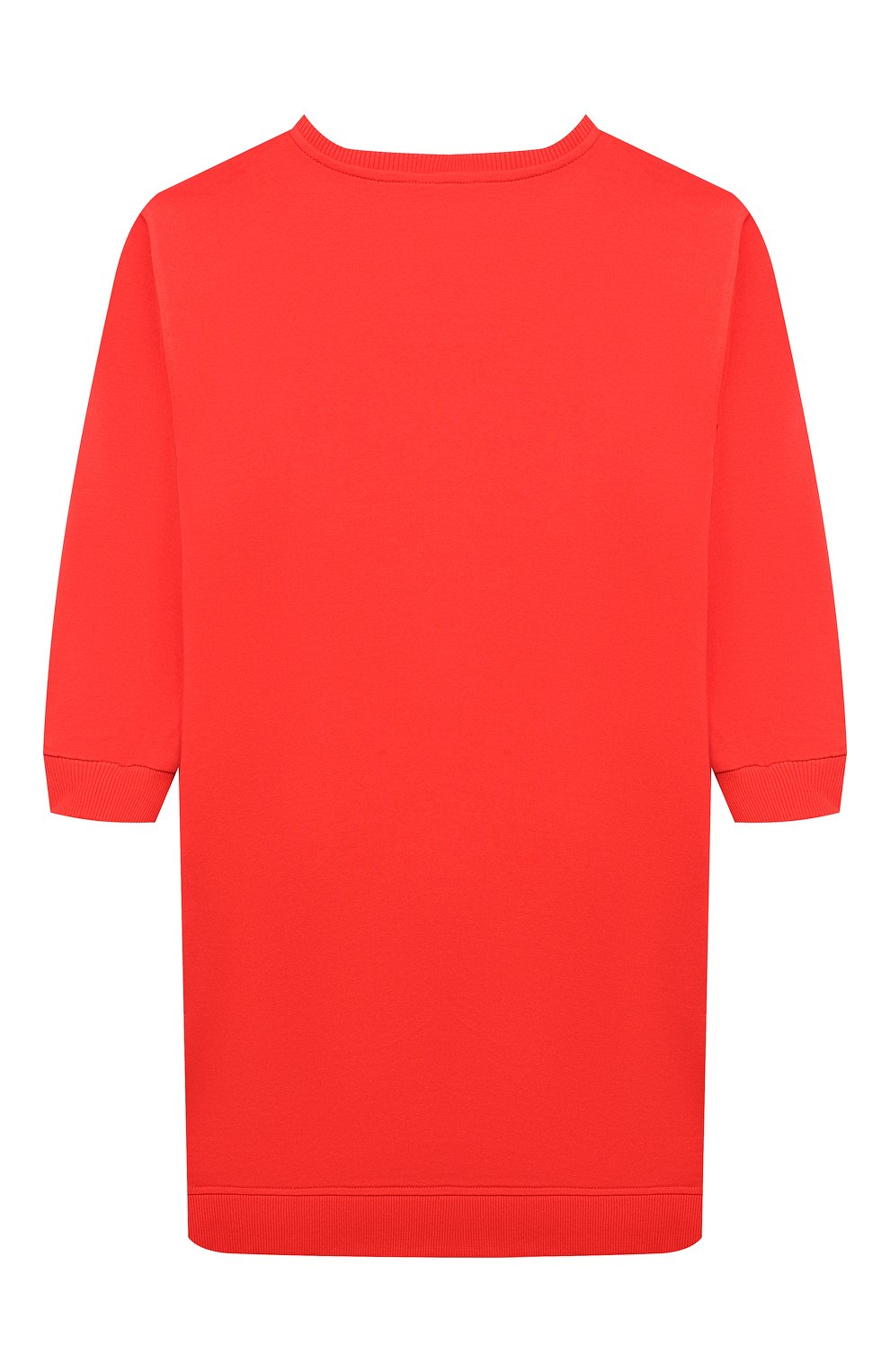 Хлопковое платье MOSCHINO красного цвета по цене 8710 руб., арт. HDV0FE/LCA14/4-8, фото 2 Хлопковое платье MOSCHINO, арт. HDV0FE/LCA14/4-8, фото 2