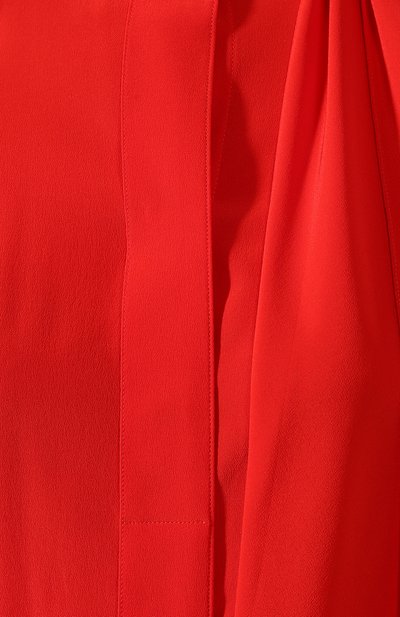 Шелковая блузка VICTORIA BECKHAM красного цвета по цене 76050 руб., арт. SH 0VR 11118, фото 5 Шелковая блузка VICTORIA BECKHAM, арт. SH 0VR 11118, фото 5