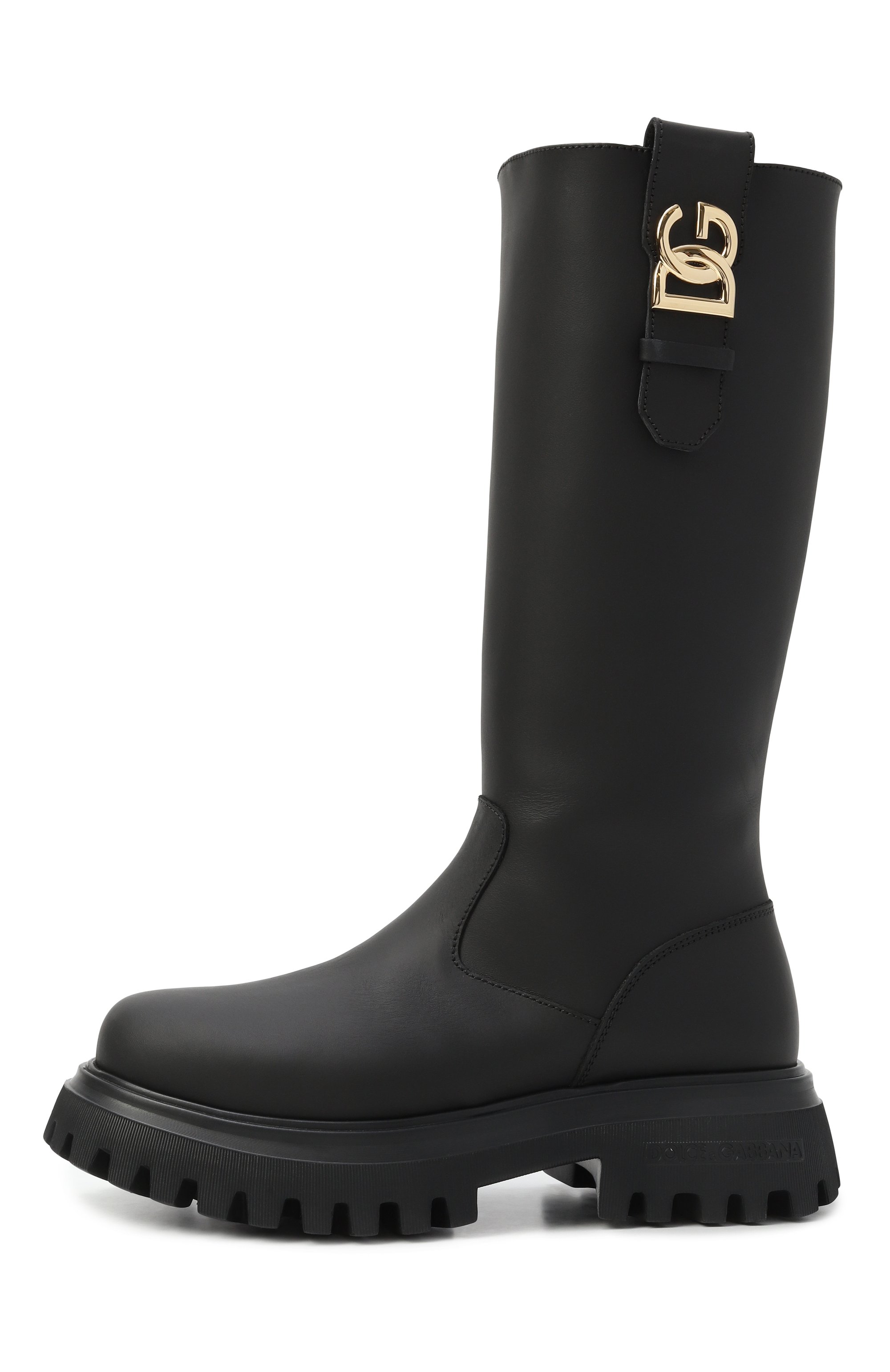 Кожаные сапоги DOLCE & GABBANA, арт. D11344/A6L69/27-36, фото 2