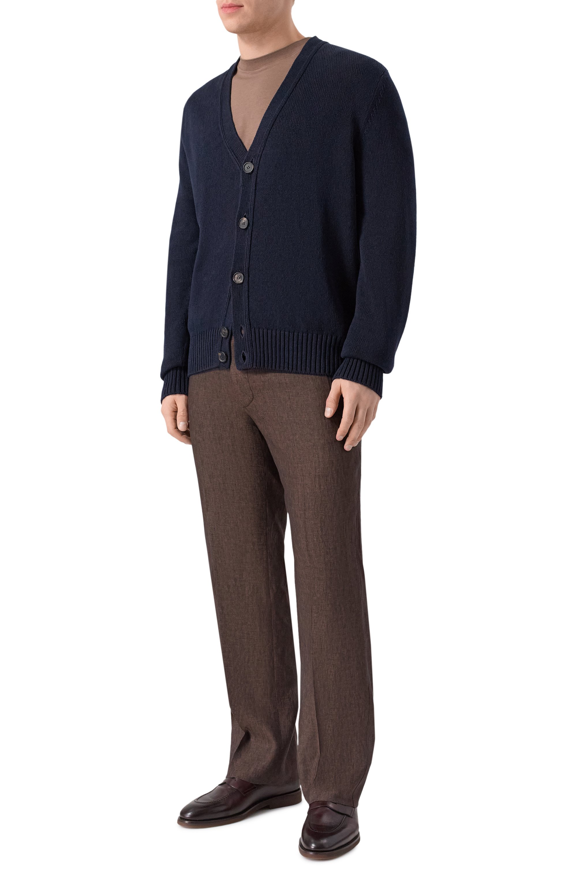 Льняные брюки CORNELIANI, арт. 274L27/2714159, фото 2